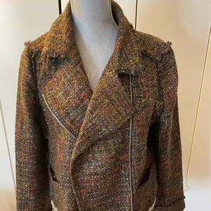Textured brown jacket